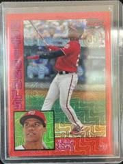 Juan Soto [Sliding Red Refractor] #155 Baseball Cards 2019 Topps Chrome Prices