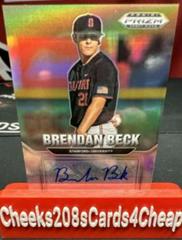 Brendan Beck #AU-BB Baseball Cards 2022 Panini Prizm Draft Picks Autographs Prices