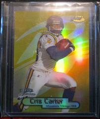 Cris Carter [24 Karat Gold] #34TG Football Cards 1998 Fleer Brilliants Prices