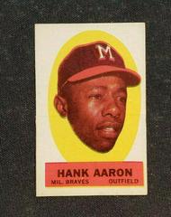 Hank Aaron Baseball Cards 1963 Topps Peel Offs Prices