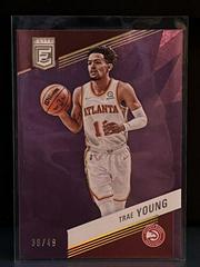 Trae Young [Purple] #101 Basketball Cards 2022 Panini Donruss Elite Prices