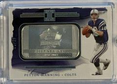 Peyton Manning #15 Football Cards 2023 Panini Impeccable Silver Hall of Fame Prices