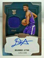 DeAndre Ayton [Autograph Jersey] #160 Basketball Cards 2018 Panini Dominion Prices