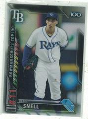 Blake Snell #BTP-11 Baseball Cards 2016 Bowman Scouts' Top 100 Prices