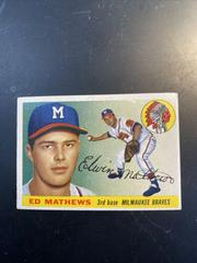 Ed Mathews Baseball Cards 1955 Topps Prices