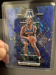 Immanuel Quickley [Fast Break Blue] Basketball Cards 2022 Panini Mosaic Prices