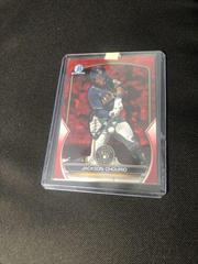 Jackson Chourio [Red Sapphire] #BDC-156 Baseball Cards 2023 Bowman Draft Chrome Sapphire Prices