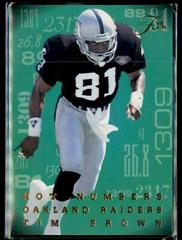 Tim Brown #2 Football Cards 1995 Flair Hot Numbers Prices