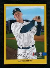 Aaron Judge [Gold] #AS-AJ Baseball Cards 2017 Topps Archives Snapshots Prices