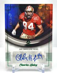 Charles Haley [Green] Football Cards 2022 Panini Luminance Shutter Signatures Prices
