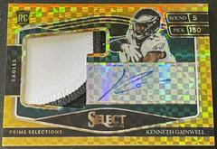Kenneth Gainwell [Gold Jersey Number] #PS-KGA Football Cards 2021 Panini Select Prime Selections Signatures Prices