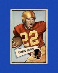 Charlie Justice Football Cards 1952 Bowman Small Prices