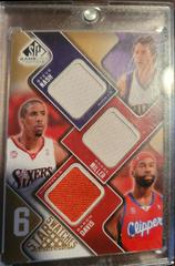 Mike Conley, Chauncey Billups, Allen Iverson, Steve Nash, Andre Miller, Baron Davis Basketball Cards 2009 Upper Deck Greats of the Game Old School Swatches Prices