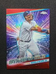 Ronald Acuna Jr. [Red] Baseball Cards 2024 Topps Stars of MLB Prices