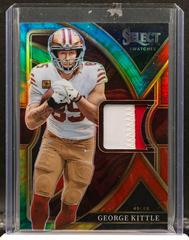 George Kittle [Tie Dye] #SS-8 Football Cards 2022 Panini Select Swatches Prizm Prices