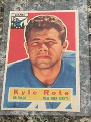 Kyle Rote Football Cards 1956 Topps Prices
