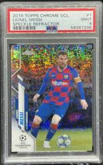 Lionel Messi [Speckle Refractor] Soccer Cards 2019 Topps Chrome UEFA Champions League Prices