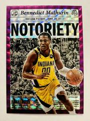 Bennedict Mathurin [Purple] #8 Basketball Cards 2022 Panini Mosaic Notoriety Prices