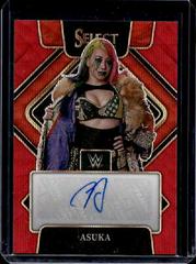 Asuka [Red Wave Prizm] #SG-ASK Wrestling Cards 2022 Panini Select WWE Signatures Prices
