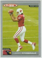 Larry Fitzgerald [Silver] #400 Football Cards 2004 Topps Total Prices