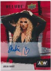 Julia Hart [Autograph Red] #148 Wrestling Cards 2022 Upper Deck Allure AEW Prices