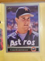 Chris Gardner Baseball Cards 1992 Leaf Prices
