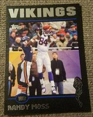 Randy Moss [Black] Football Cards 2004 Topps Prices