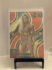 Charlotte Flair [Red Wave] #5 Wrestling Cards 2023 Panini Select WWE Sensations Prices