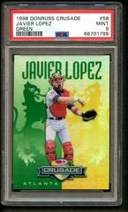 Javier Lopez [Green] #58 Baseball Cards 1998 Donruss Crusade Prices