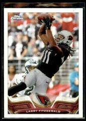 Larry Fitzgerald [Black Gloves Refractor] #2 Football Cards 2013 Topps Chrome Prices