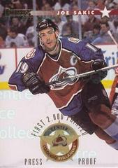 Joe Sakic [Press Proof] #1 Hockey Cards 1996 Donruss Prices