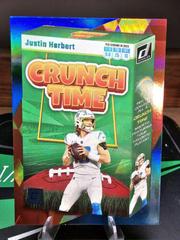 Justin Herbert [Cubic] #CT-2 Football Cards 2023 Panini Donruss Crunch Time Prices
