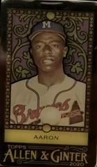 Hank Aaron [Mini Stained Glass] #104 Baseball Cards 2020 Topps Allen & Ginter Prices