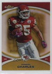 Jamaal Charles [mosaic refractor] Football Cards 2010 Topps Finest Prices