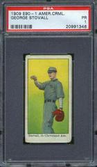George Stovall Baseball Cards 1909 E90-1 American Caramel Prices