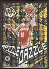 Trae Young #10 Basketball Cards 2022 Panini Mosaic Razzle Dazzle Prices