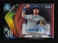 Josh Jung [Autograph] #BTP-38 Baseball Cards 2022 Bowman Scouts' Top 100 Prices