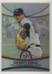 Gerrit Cole [Refractor] #PP32 Baseball Cards 2010 Bowman Platinum Prospects Prices