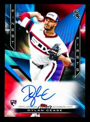 Dylan Cease [Red Wave Refractor] #FA-DC Baseball Cards 2020 Topps Finest Autographs Prices