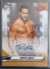 Riddick Moss [Gold] Wrestling Cards 2021 Topps WWE NXT Alumni Autographs Prices