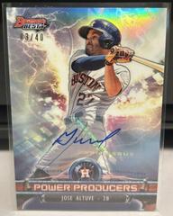 Jose Altuve [Autograph] #PP-JAL Baseball Cards 2018 Bowman's Best Power Producers Prices