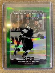 Brandt Clarke [Rainbow Green] #598 Hockey Cards 2022 O Pee Chee Prices