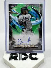 Bryan De La Cruz [Green] #BRES-BD Baseball Cards 2023 Topps Inception Rookie and Emerging Stars Autographs Prices