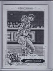 Clayton Kershaw [w/ Cap Black & White] #75 Baseball Cards 2017 Topps Gypsy Queen Prices