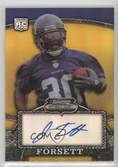 Justin Forsett [Autograph Gold Refractor] #122 Football Cards 2008 Bowman Sterling Prices