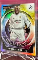 Roberto Carlos #AA-11 Soccer Cards 2022 Topps Merlin Chrome UEFA Club Competitions Ageless Alchemy Prices