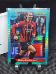 Zlatan Ibrahimovic [Aqua Prism] Soccer Cards 2021 Topps Merlin Chrome UEFA Prices
