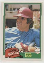 Pete Rose #180 Baseball Cards 1981 O Pee Chee Prices