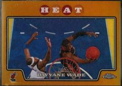 Dwyane Wade [Gold Refractor] #100 Basketball Cards 2008 Topps Chrome Prices