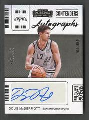 Doug McDermott Basketball Cards 2021 Panini Contenders Contenders Autographs Prices